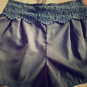 Embroidered shorts